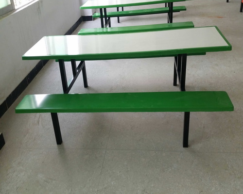 十人長條玻璃鋼餐桌